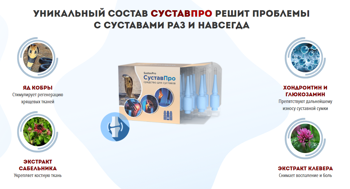 СуставПро – состав СуставПро – состав