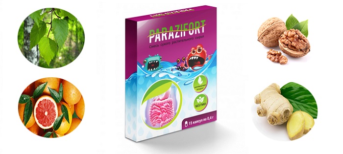Parazifort капсулы от паразитов: уничтожение и выведение всего за 24 часа!